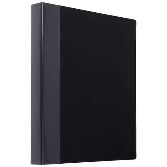 JAM Paper Black Letter Size Display Book 12 Pack of 48 Pages
